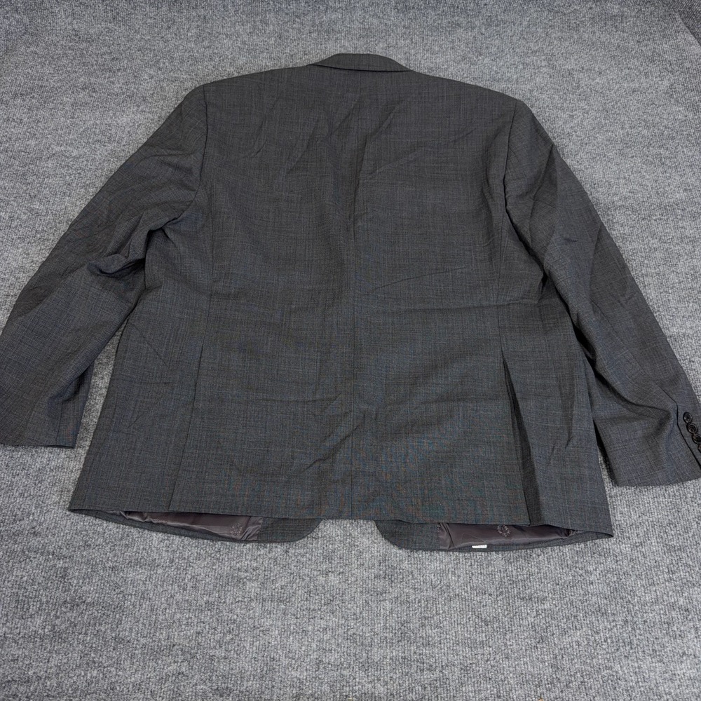 Ralph Lauren Blazer Jacket Men 48R Gray Wool Stretch Business Casual Sport Coat - Picture 11 of 13